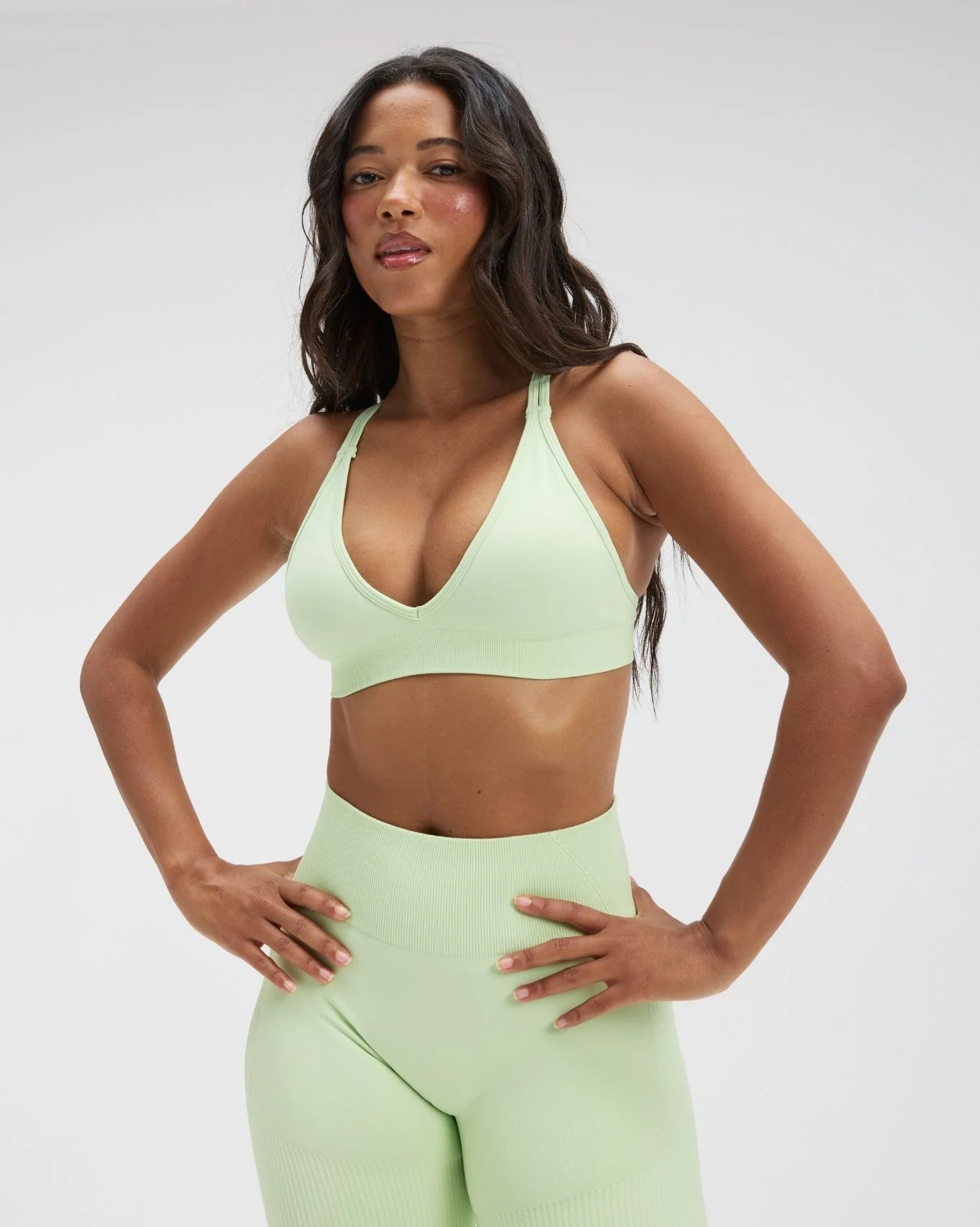 Elevate™ Sculpting Seamless High Apex Bra | Pistachio Green