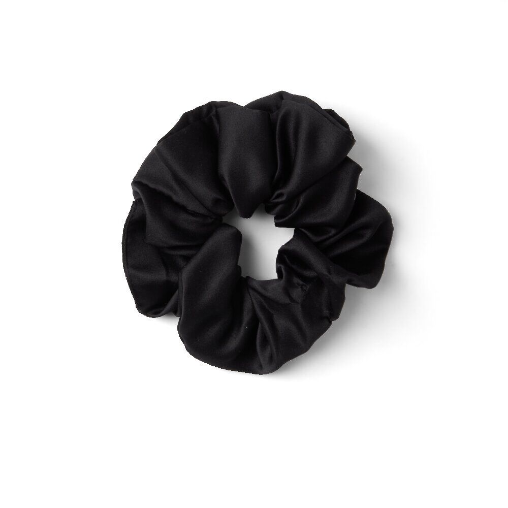 Chouchou satiné noir