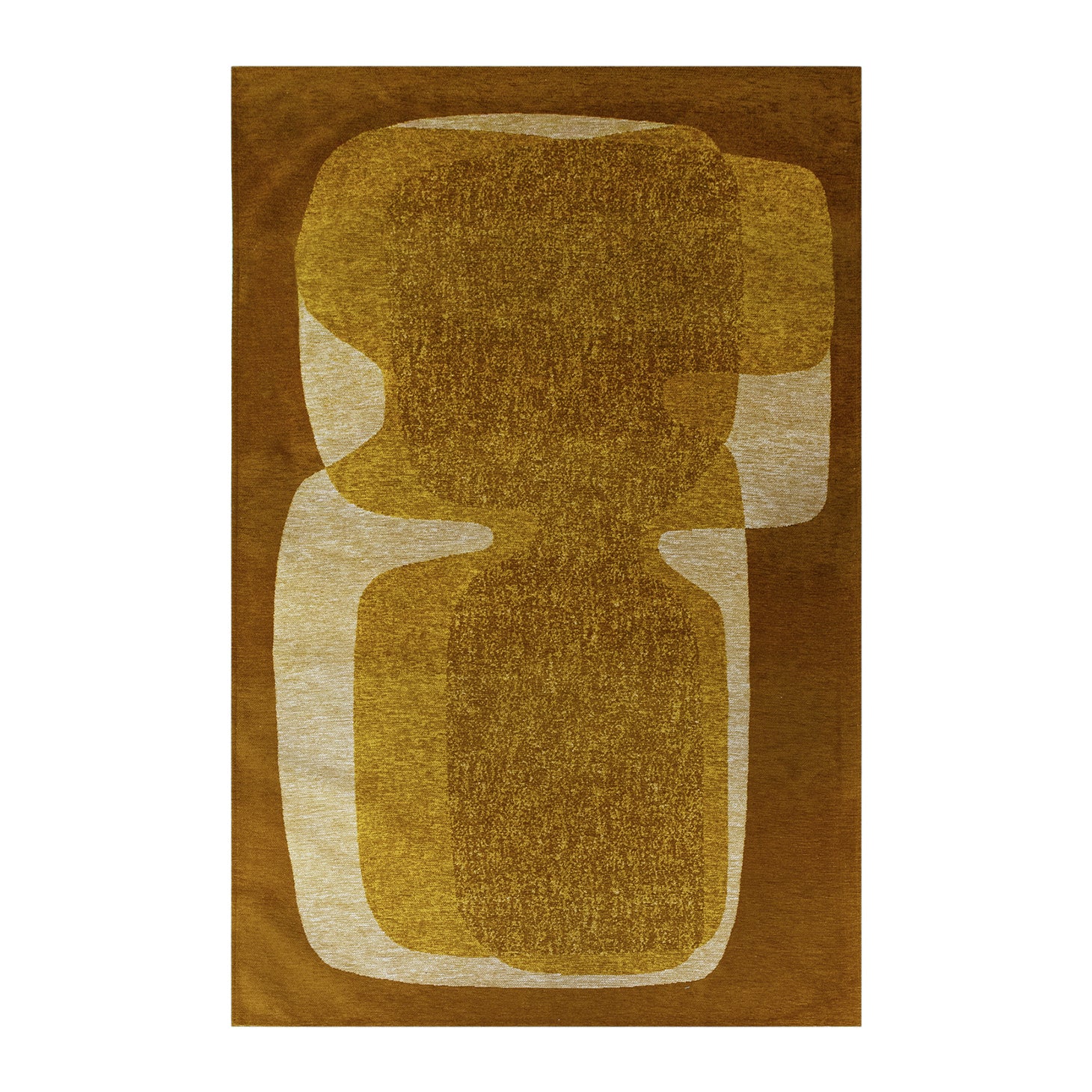 Lola & Moi Poum Poum Vloerkleed 200 x 280 cm - Curry