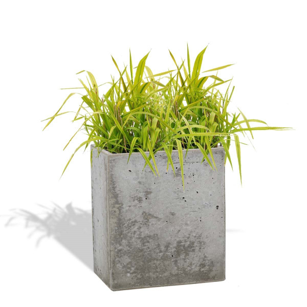 Donica Betonowa Zewnętrzna Zadora LINEA S 35x22x40 szary naturalny