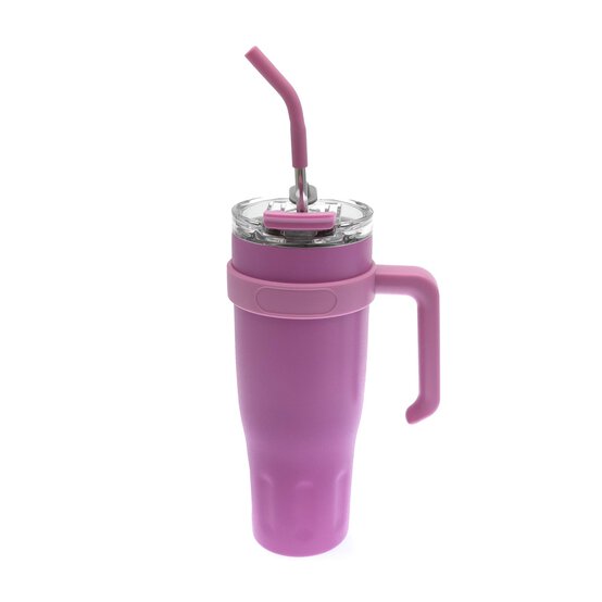 Large Bright Pink Travel Cup