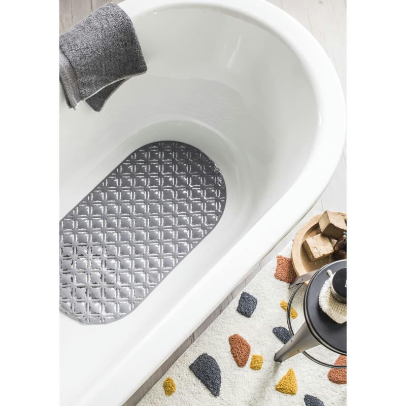 URBAN - Tapis de douche anti-dérapant gris 69x38cm