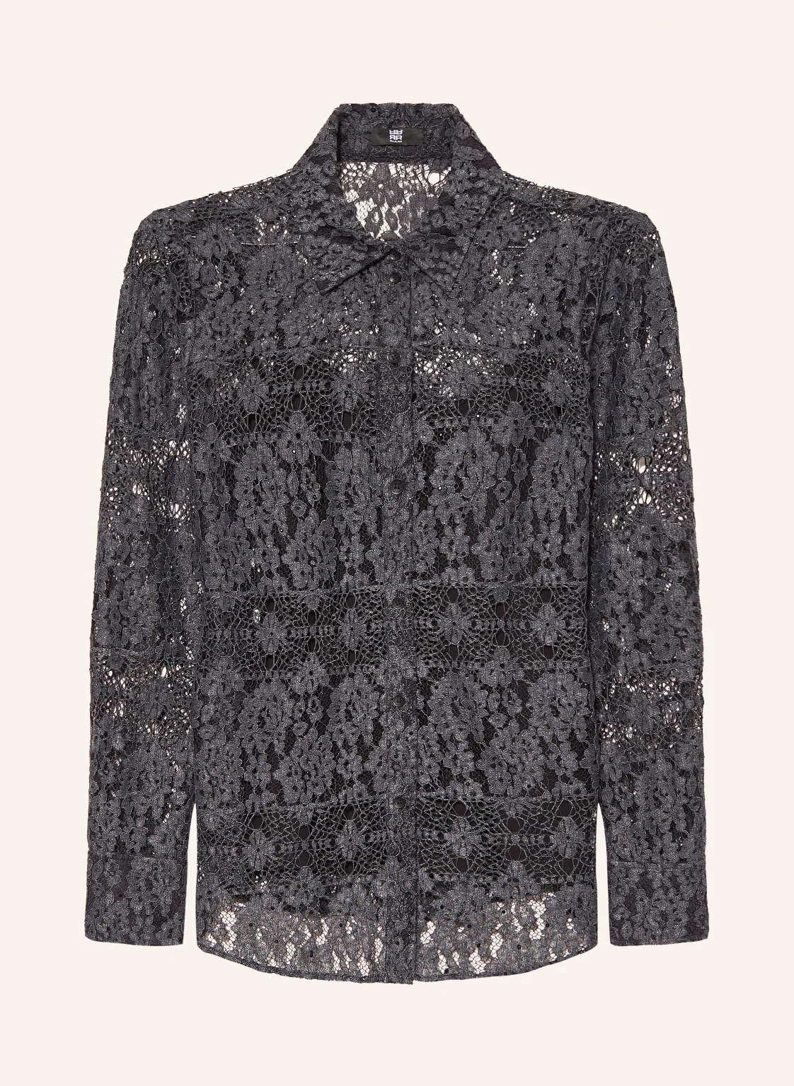 RIANI Spitzenbluse mit abnehmbarer Schluppe