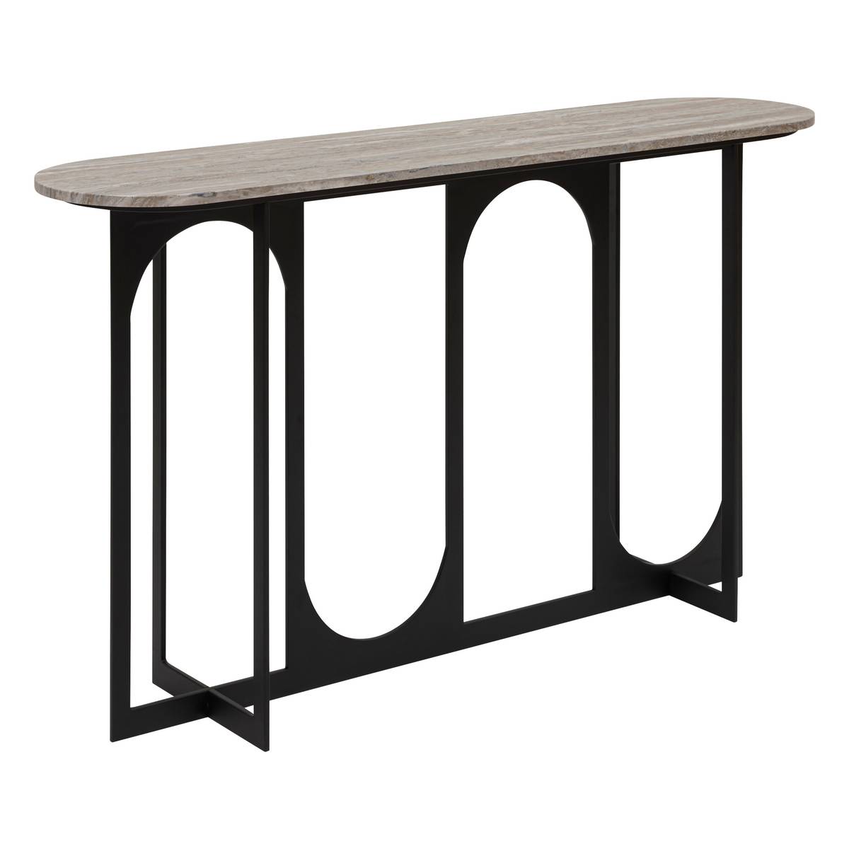 Console "Tusco" Black, 140x34 cm