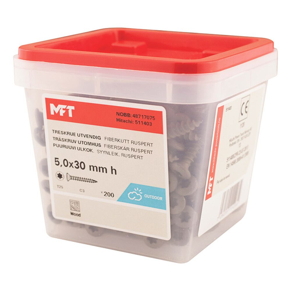 TRESKRUE MFT UTV PAN RUSP 5,0X30MM 200STK