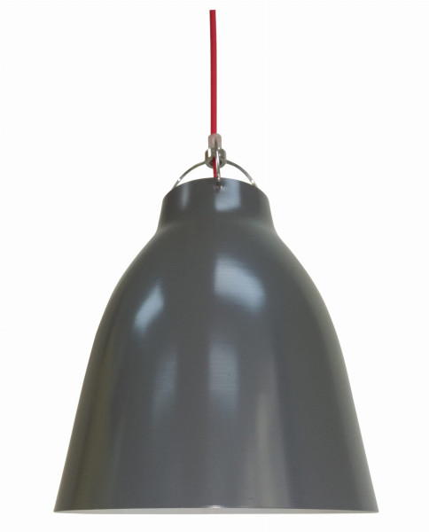 Lampa wisząca szaro-czerwona PENSILVANIA 1xE27x60W Candellux
