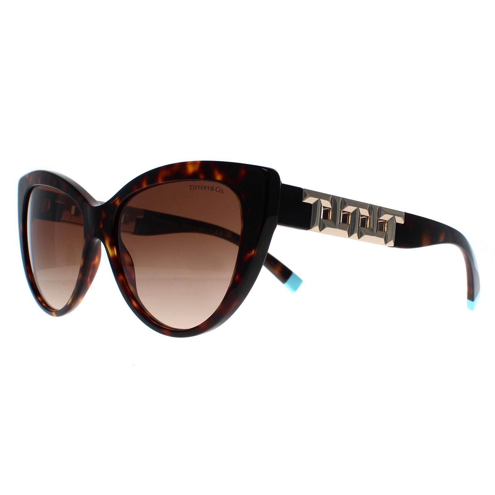 Tiffany Cat Eye Havana Brown Gradient TF4196