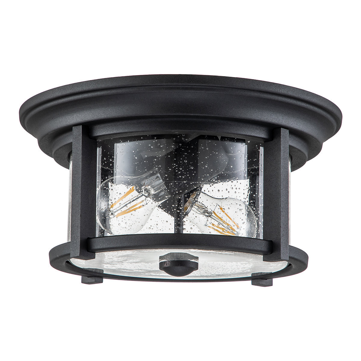 Lampa sufitowa zewnętrzna Merrill czarna 2 x E27 x 60W IP44 Feiss
