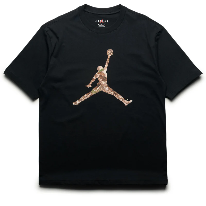 Jordan Brooklyn Realtree Jumpman Tee - Black/Sail