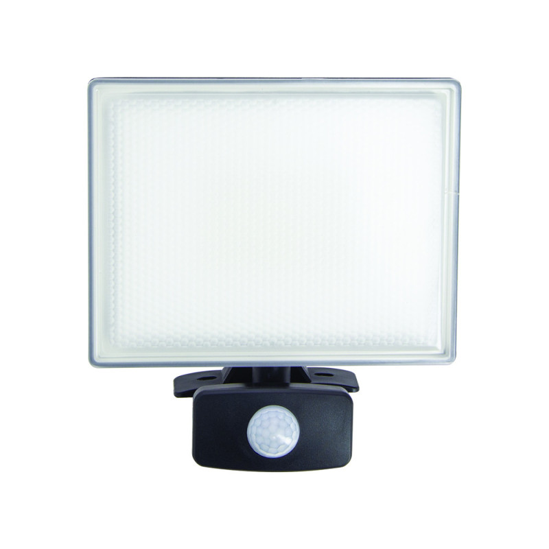 Projecteur extérieur LED avec détecteur de mouvement noir blanc froid 2600 lm 30 W XANLITE