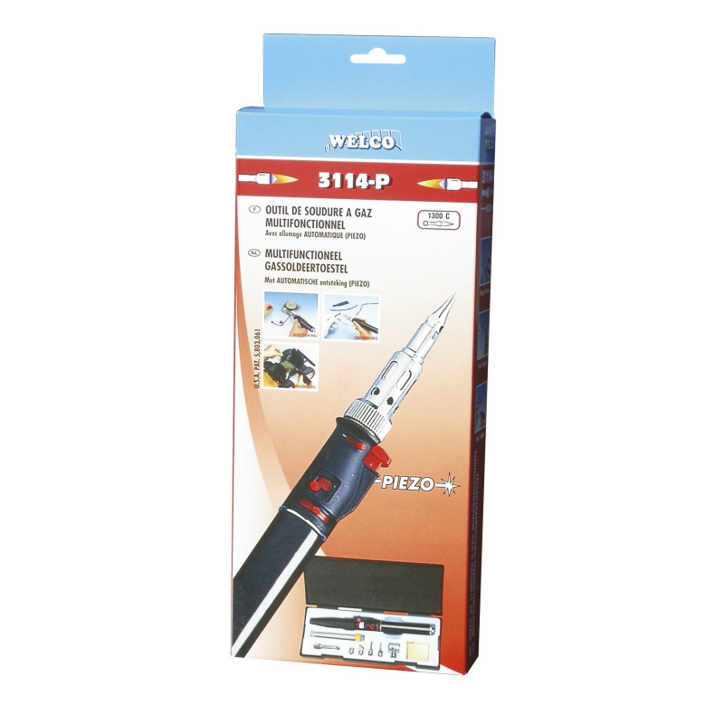 Fer à souder autonome HOT-PEN sur butane avec allumage piezo