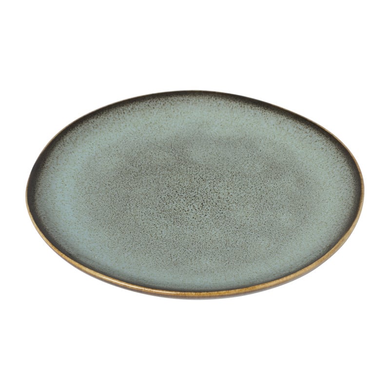 Gebaksbordje Toscane - lichtgroen - &Oslash;15.5 cm