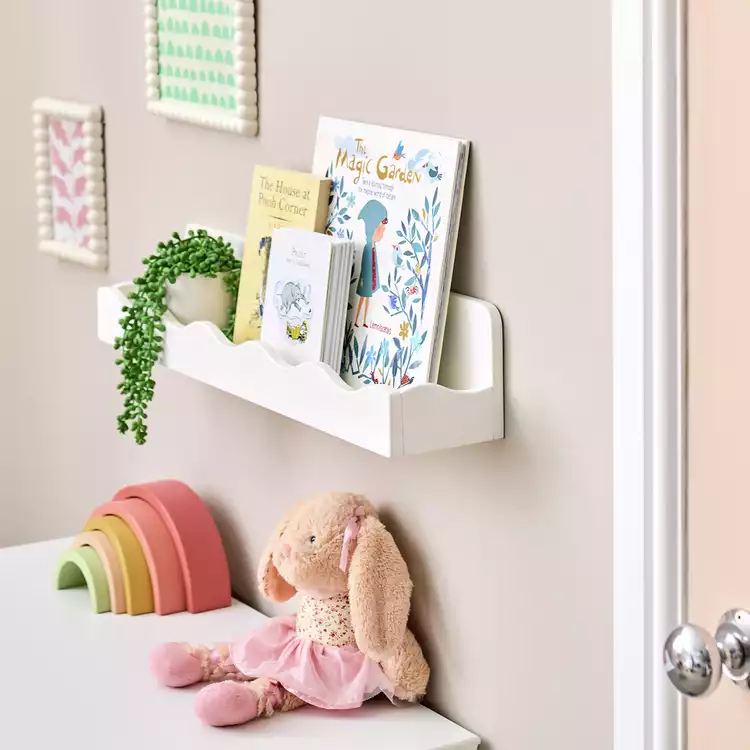 Habitat Kids Scalloped Bookcase - White