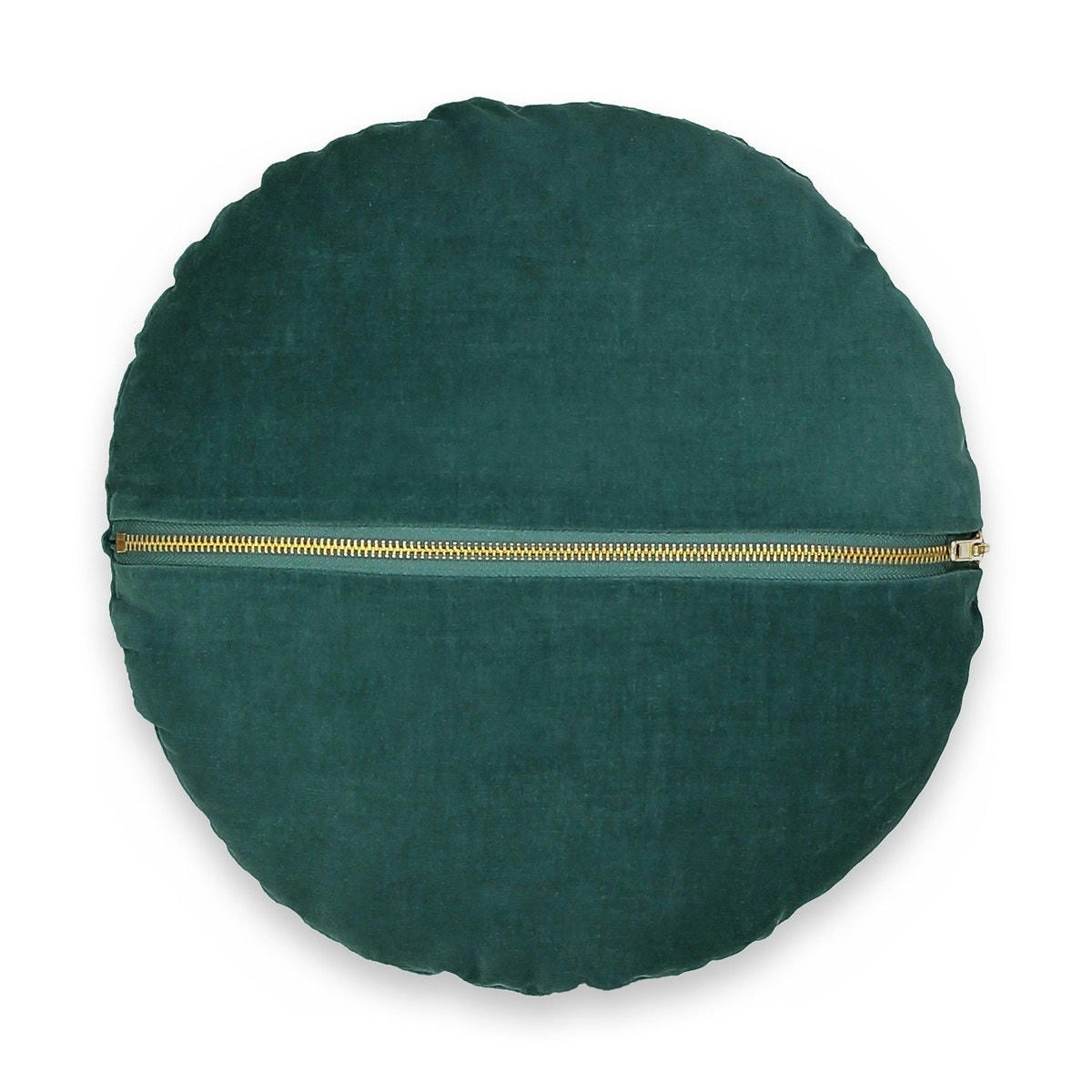 Coussin rond velours, Velvet