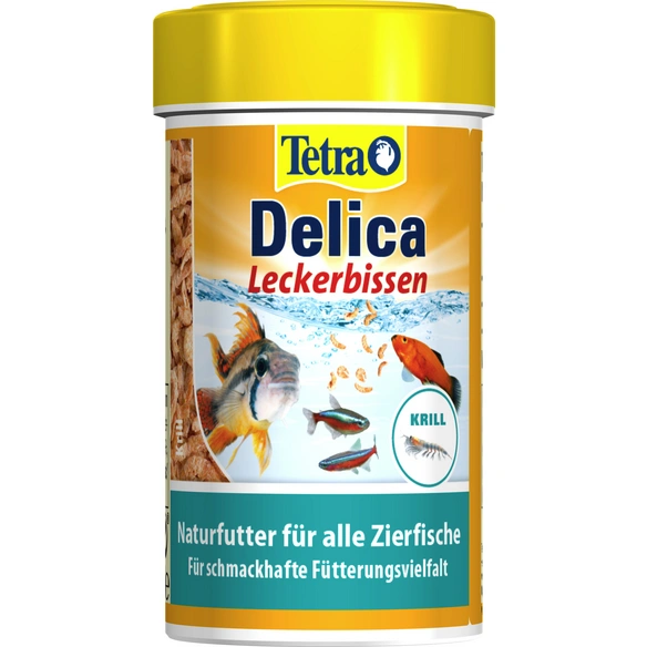 Aquariumfutter, 1 x TetraDelica Krill 100ml