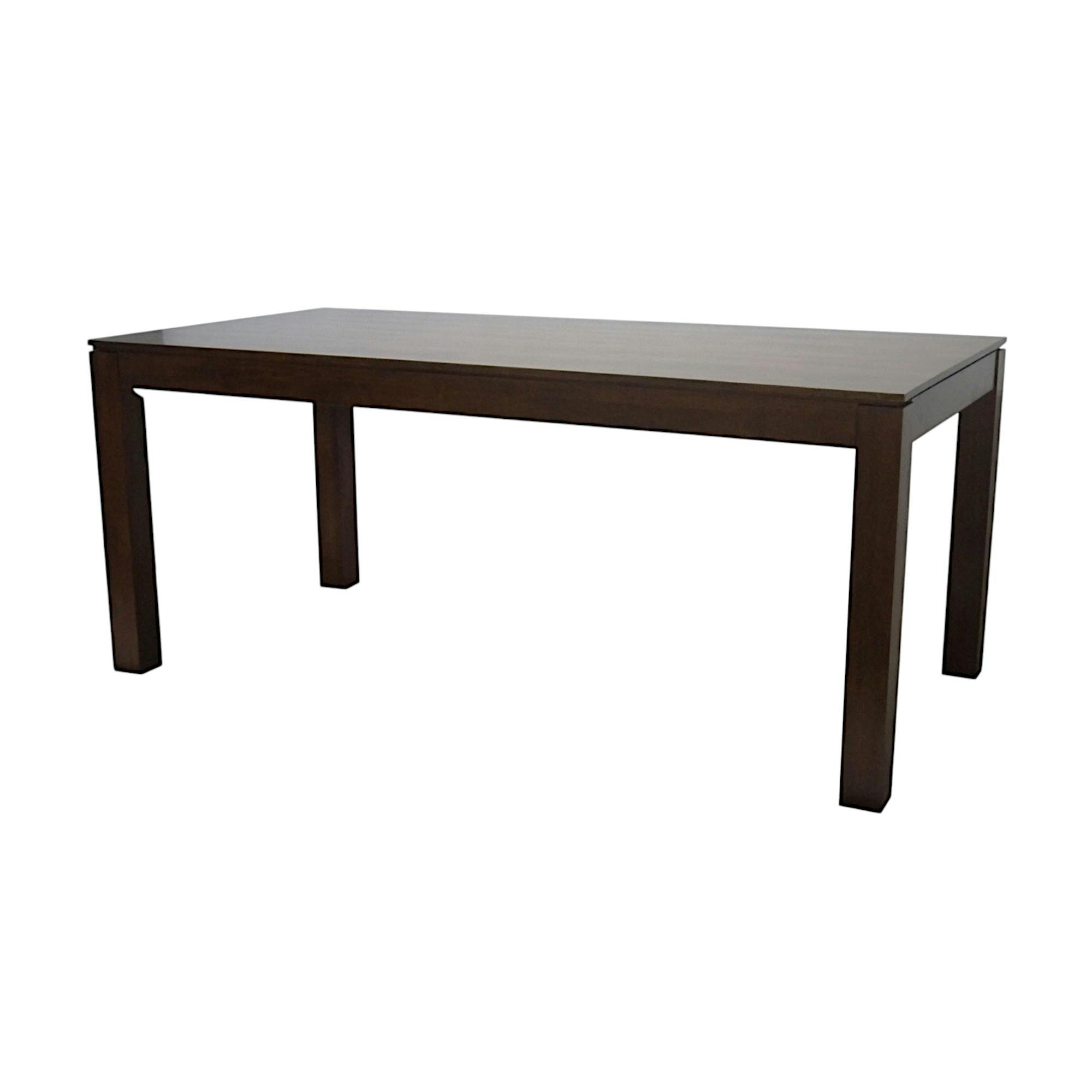 Table de repas rectangle Hévéa 180x90x76cm HELENA