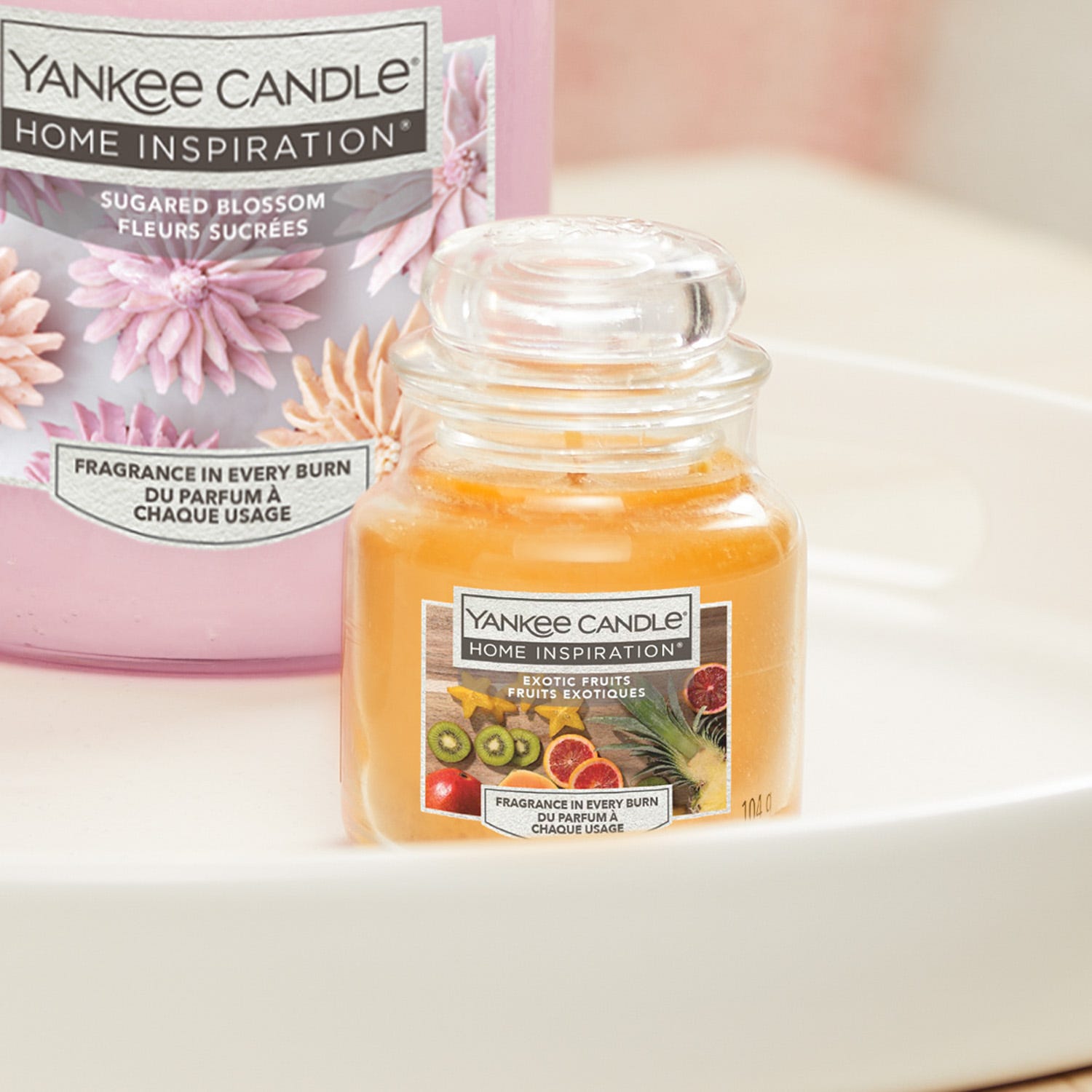Exotic Fruits, candela in giara piccola Yankee Candle