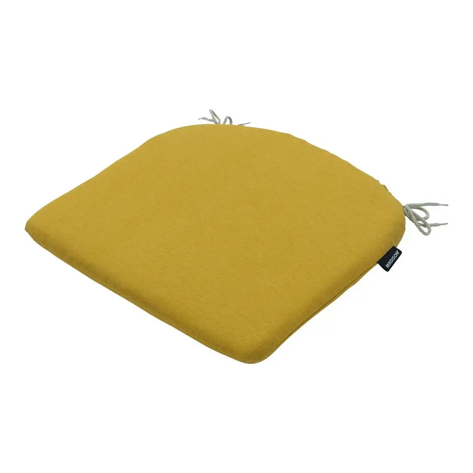Madison - Zitkussen Panama mustard - Ca. 46x48 cm - Set van 4