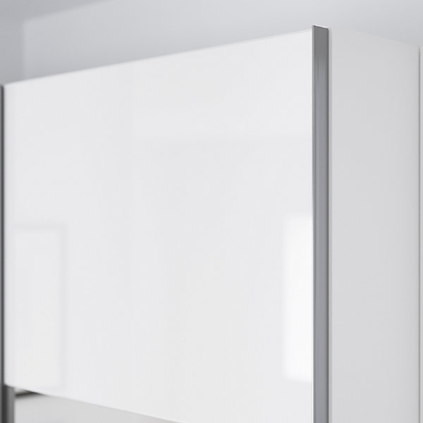 Jeu de rails et de profilés pour portes coulissantes GoodHome Atomia L. 150 cm