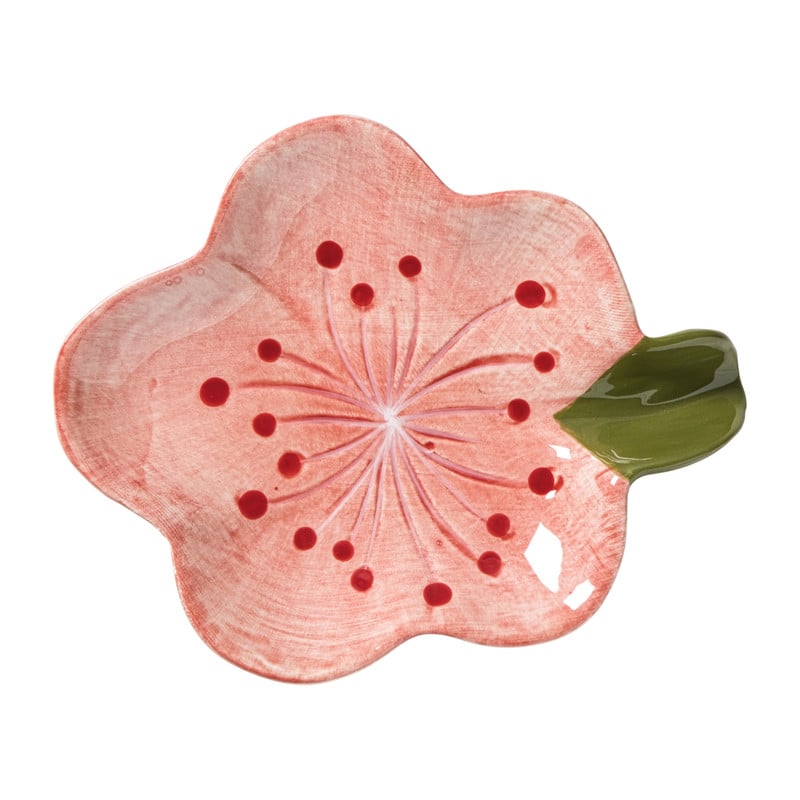 Schaaltje bloem - lichtroze - 1.8x12.8x10 cm