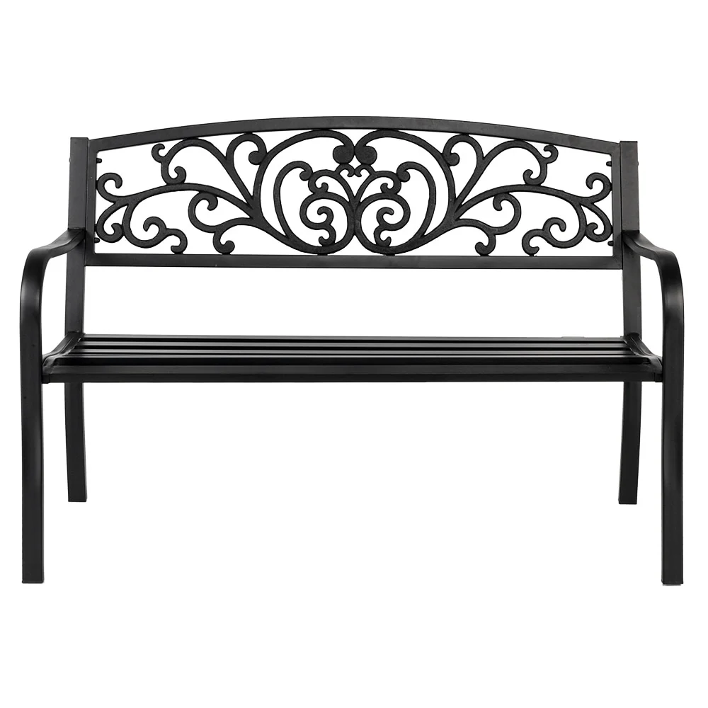 50 Iron Outdoor Courtyard Decoration Park Leisure Bench