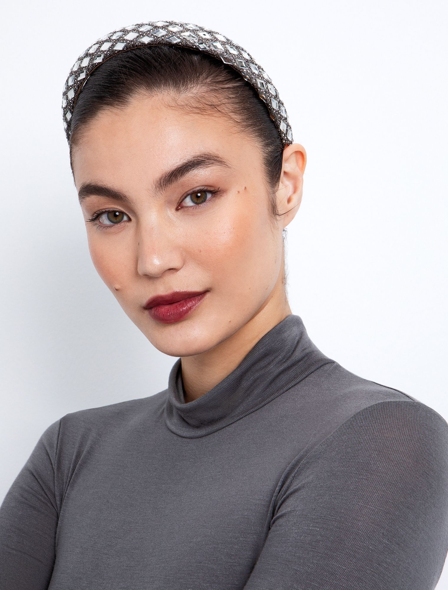 Στέκα μαλλιών με ρόμβους mirror