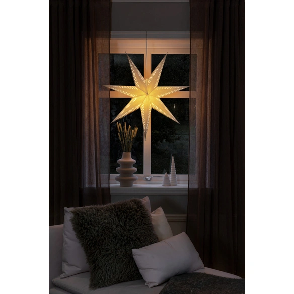Leuchtstern, ø: 78 cm, Stecker, weiß
