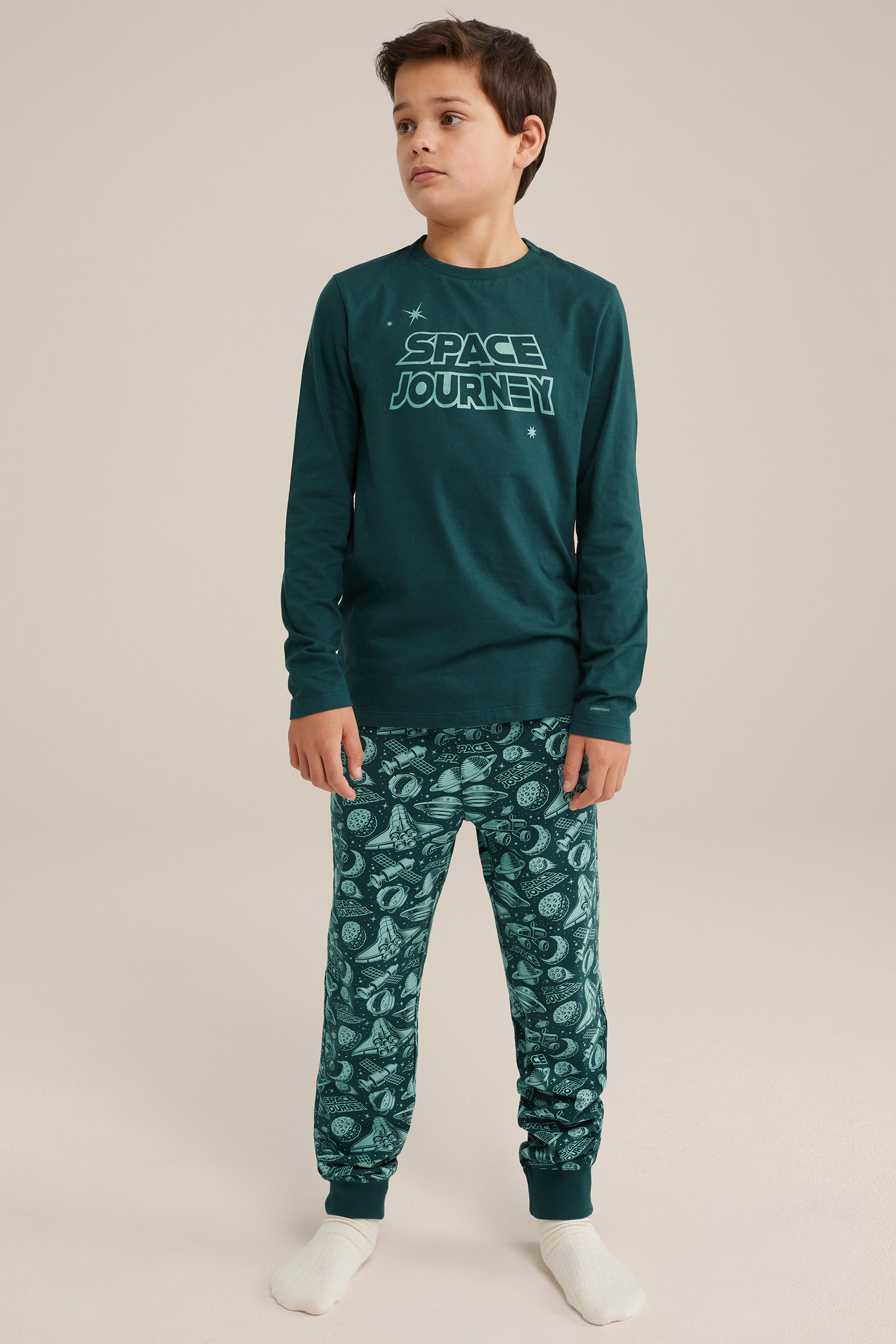 Jongens pyjama met print