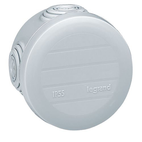 Boîte de dérivation PLEXO ronde gris D60mm - LEGRAND - 092001