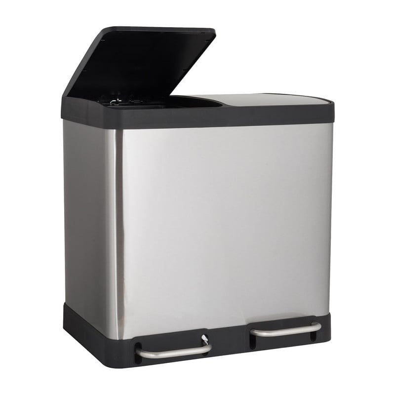 Pedaalemmer 2 vakken - 40 liter