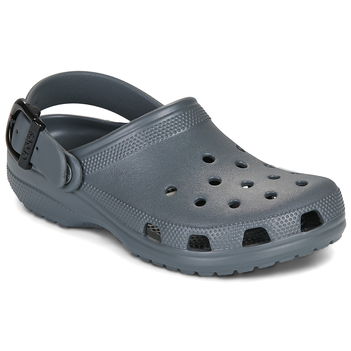 Crocs - Classic Enamel Buckle Clog - Grey