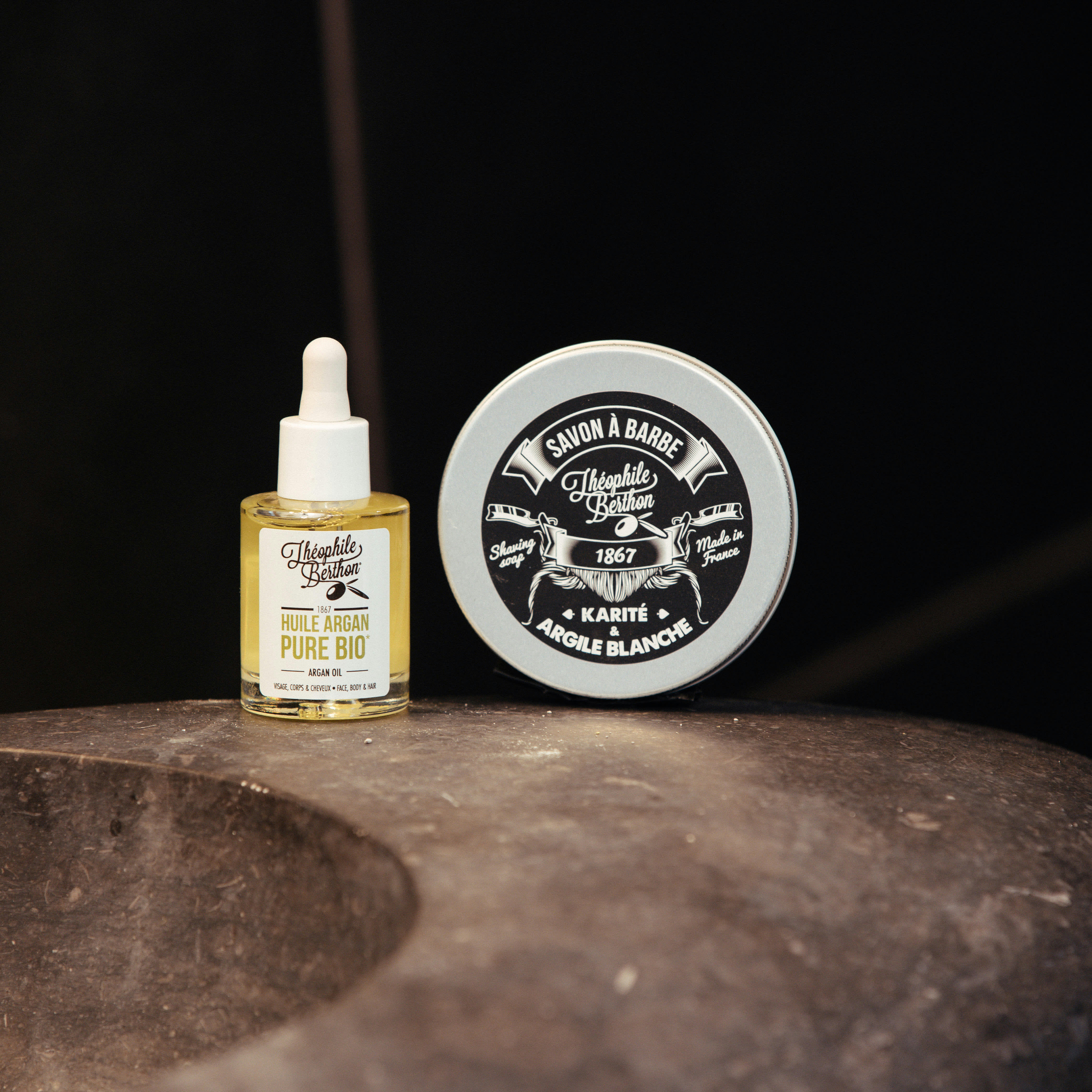 GENTLEMAN - Coffret savon barbe savon douche huile visage et shampoing