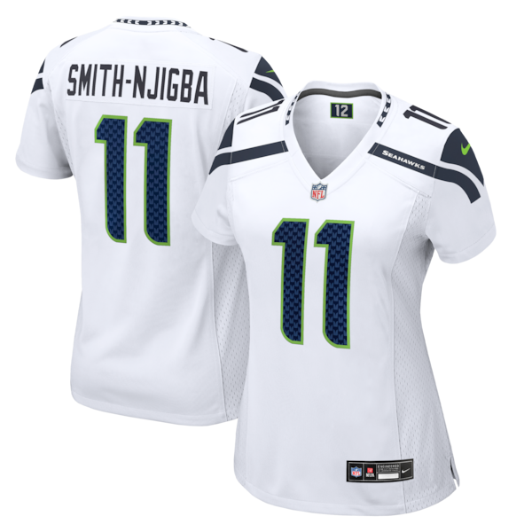 Jaxon Smith-Njigba Seattle Seahawks Nike Women's  Game Jersey -  White/College Navy/Royal