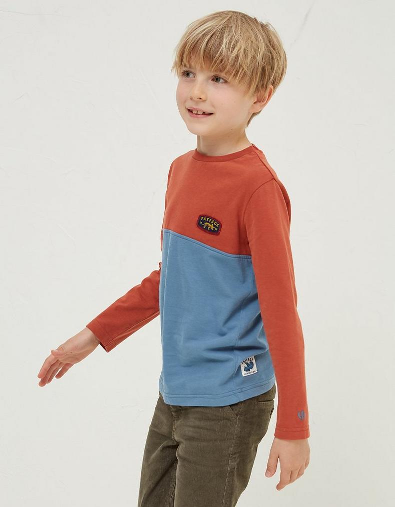 Colourblock Long Sleeve T-Shirt