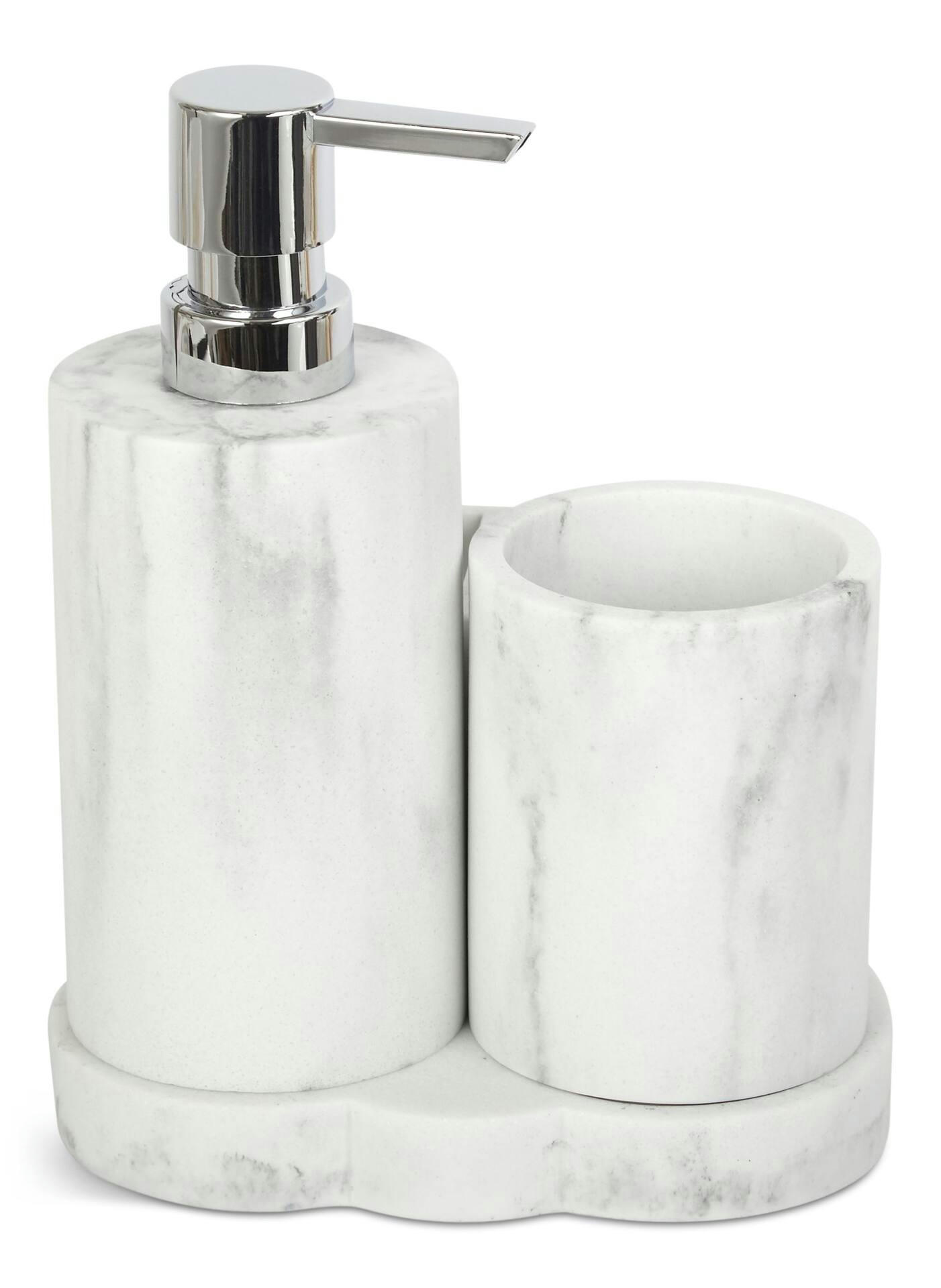 Marble Bathroom Set, 3-pc
