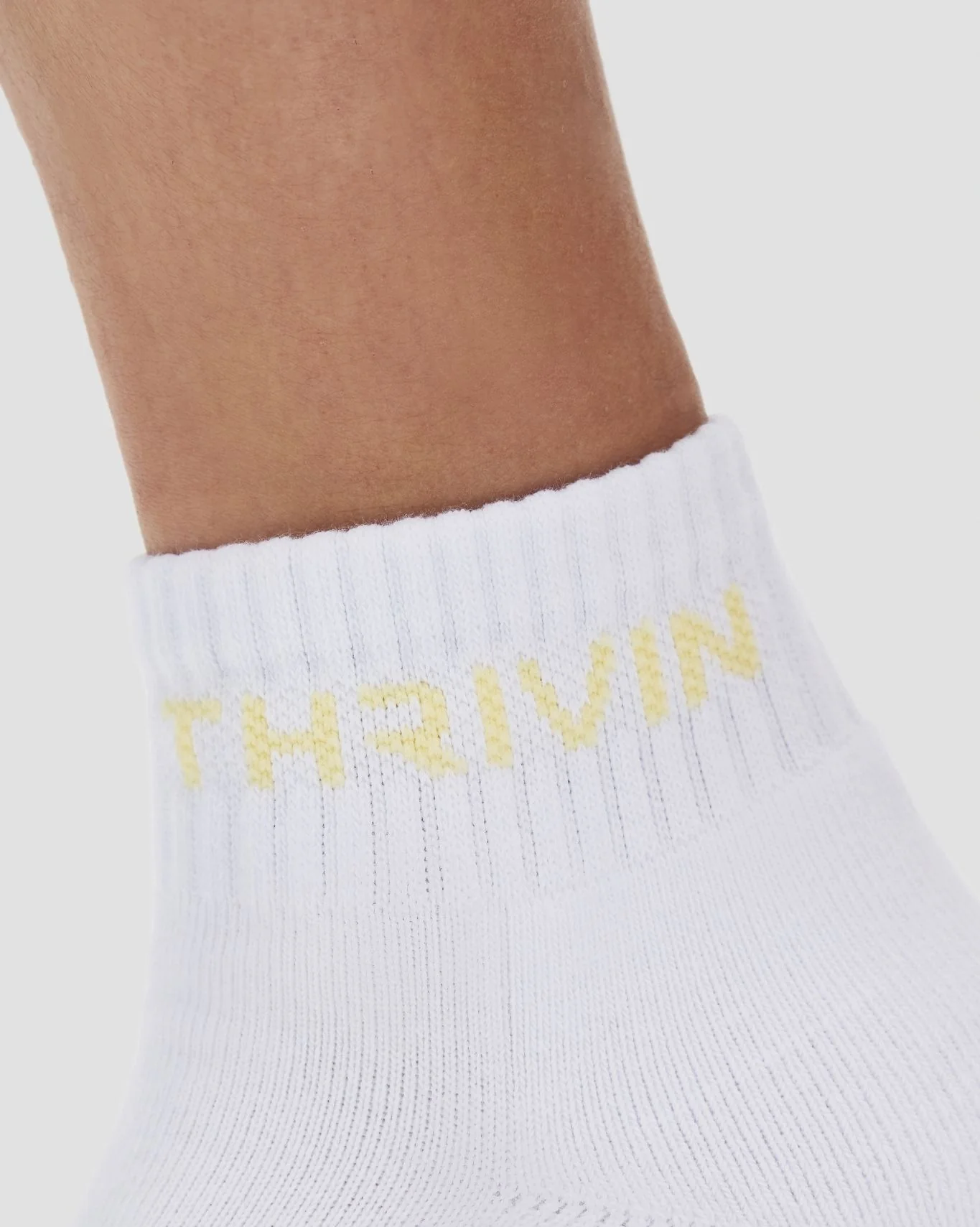 THRIVIN Mid Socks | Golden Butter
