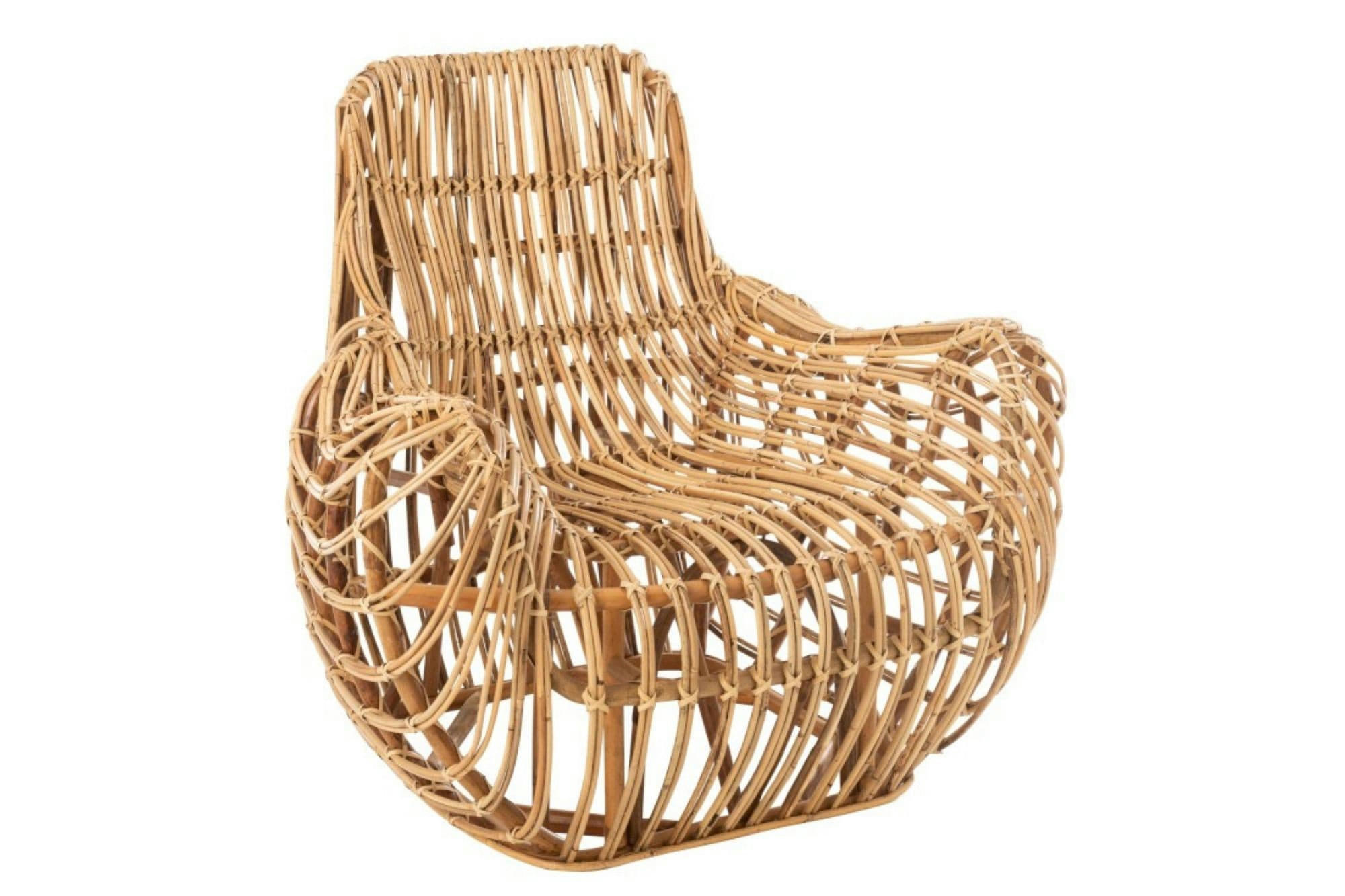 LOTUS - Fauteuil en rotin naturel