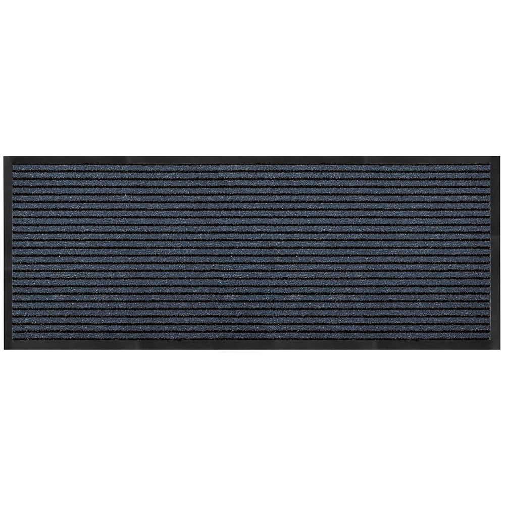 Tapis antidérapant grattant antipoussière absorbant gris 160x60cm