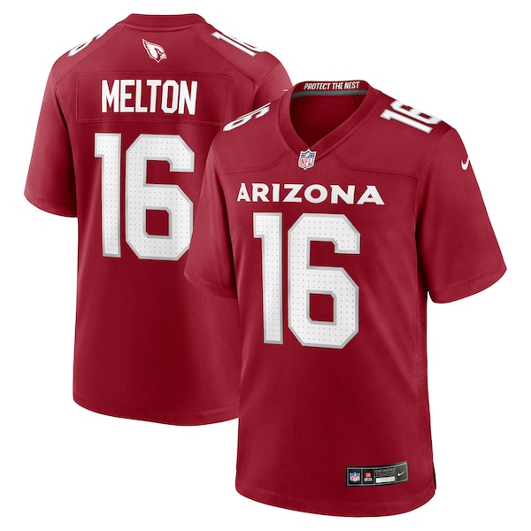 Max Melton Arizona Cardinals Nike Team Game Jersey -  Cardinal