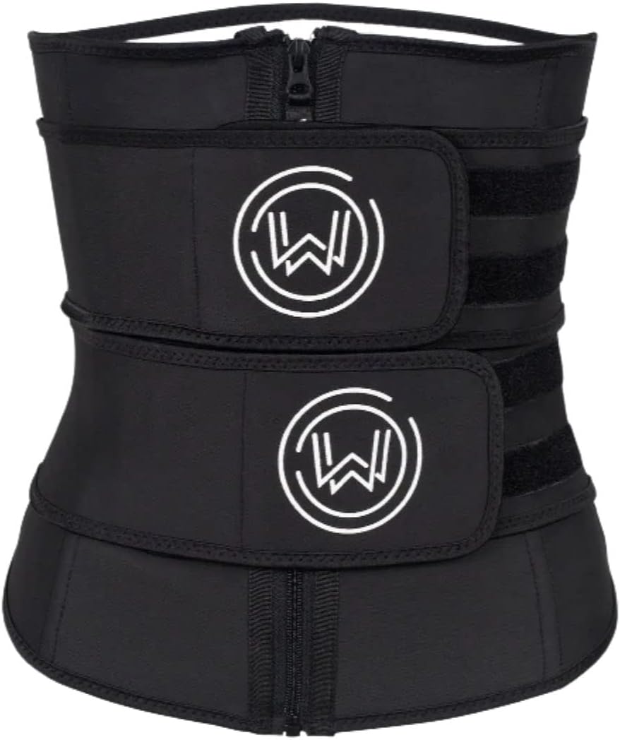 What Waist Vapor Define Band - Sweat Waist Trainer with ThermaTech Fabric - Stomach Wrap for Weight Loss, Sweat & Workouts