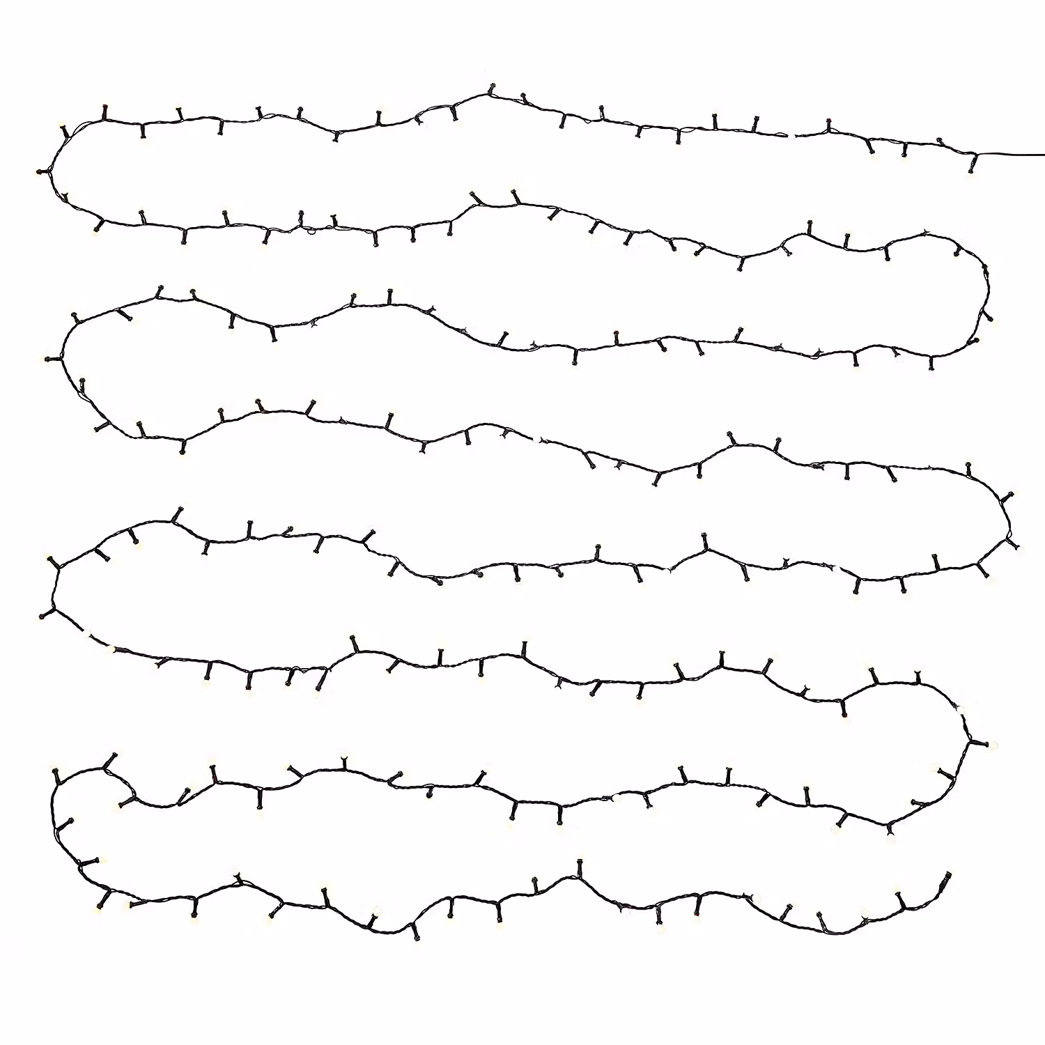 WHITE BULBS Mini-Lichterkette 6er-Set