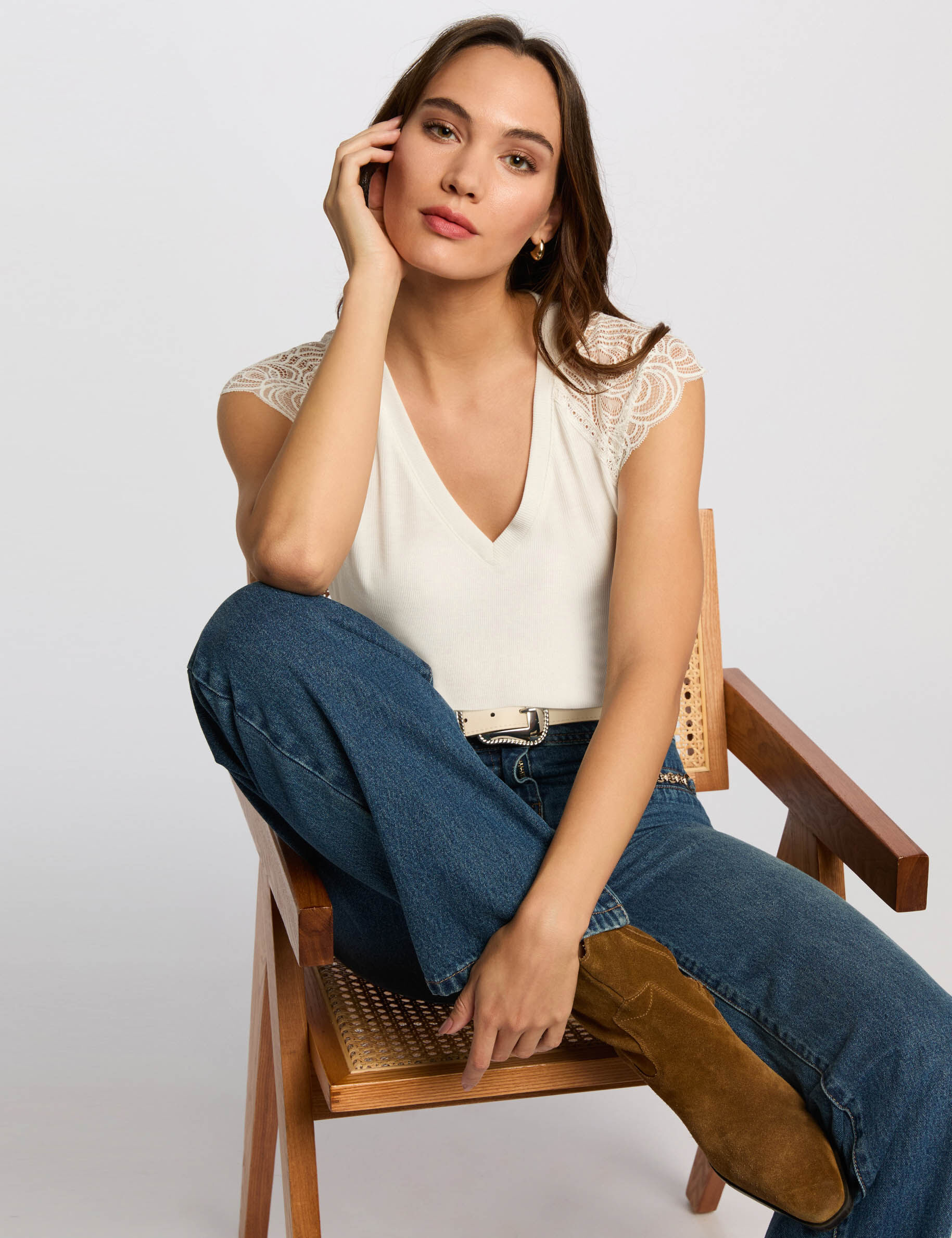 Short-Sleeved T-Shirt White Women