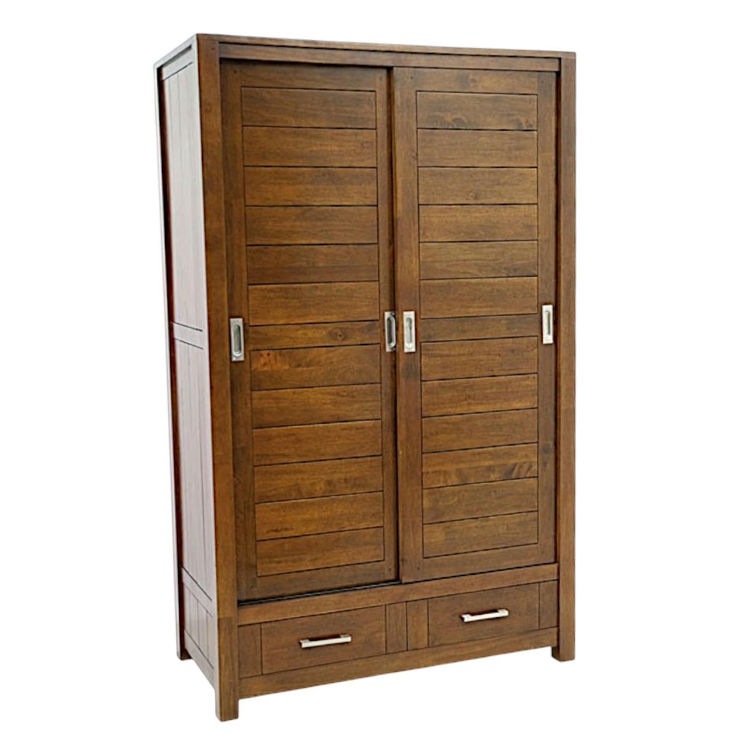 Armoire hévéa moderne 120x196cm ATTAN