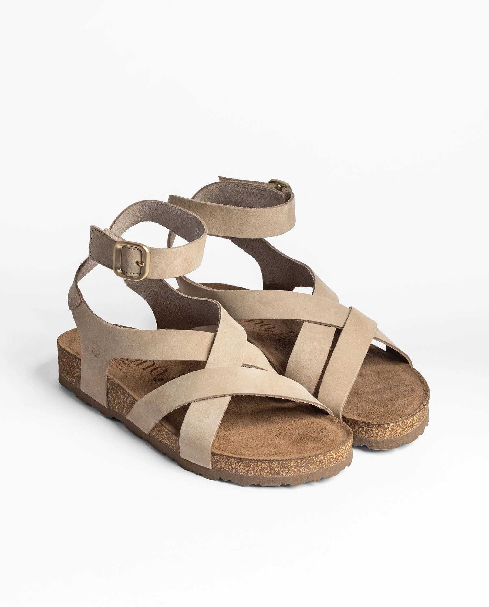Sandalia plana JERBA-261 beige