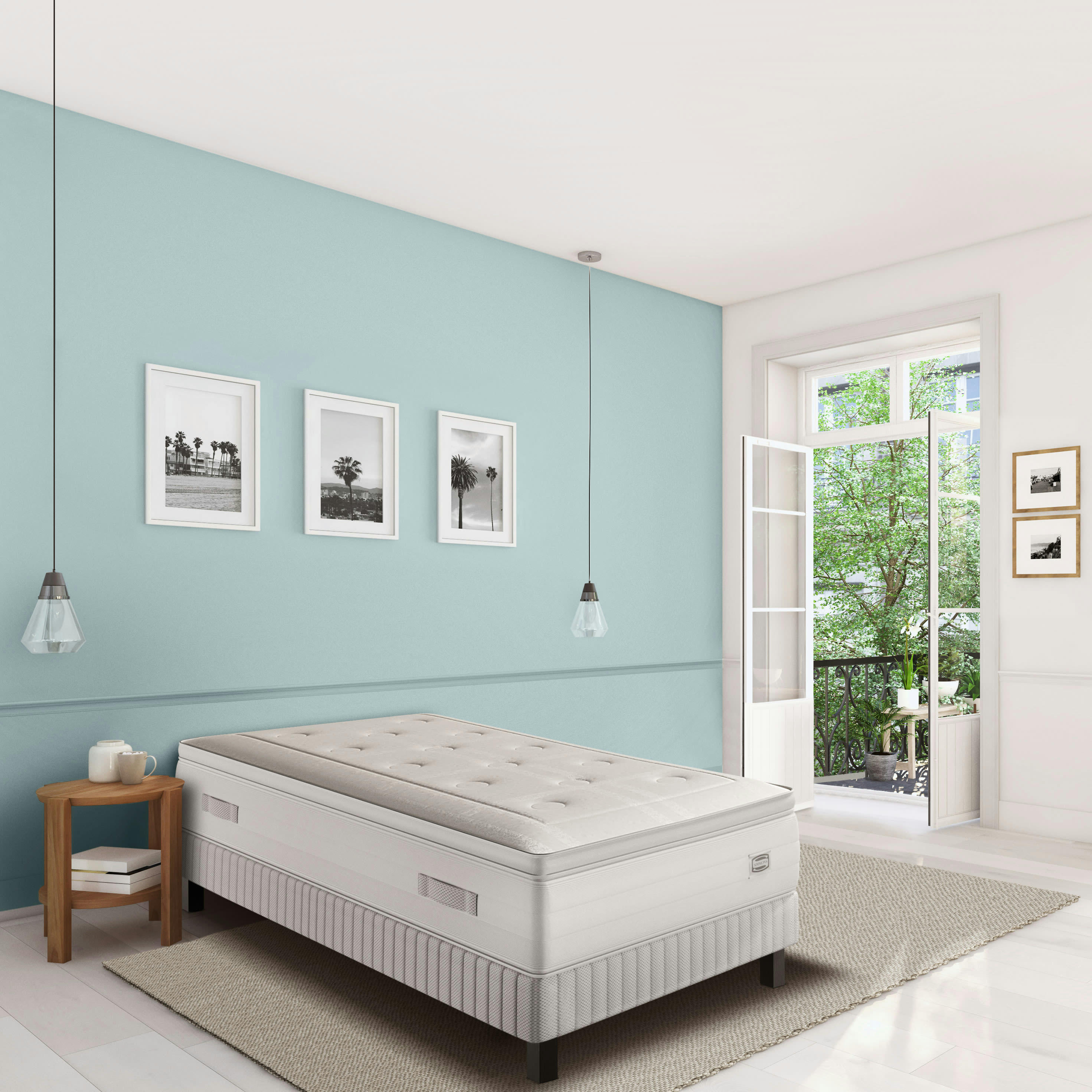 REFLEXION - Matelas REFLEXION 90x200, ressort ensachés, ferme, H33