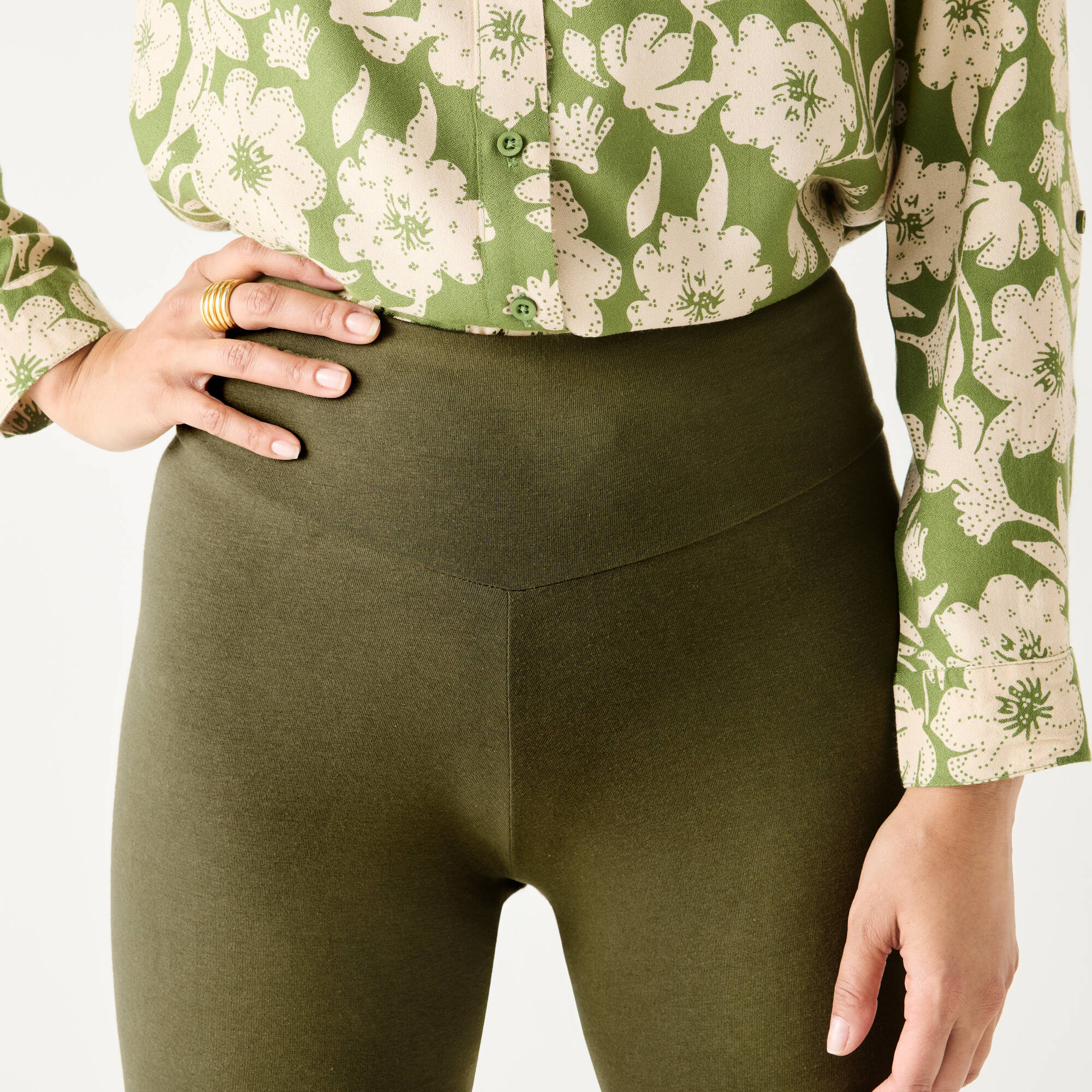 Legging taille haute, ventre plat