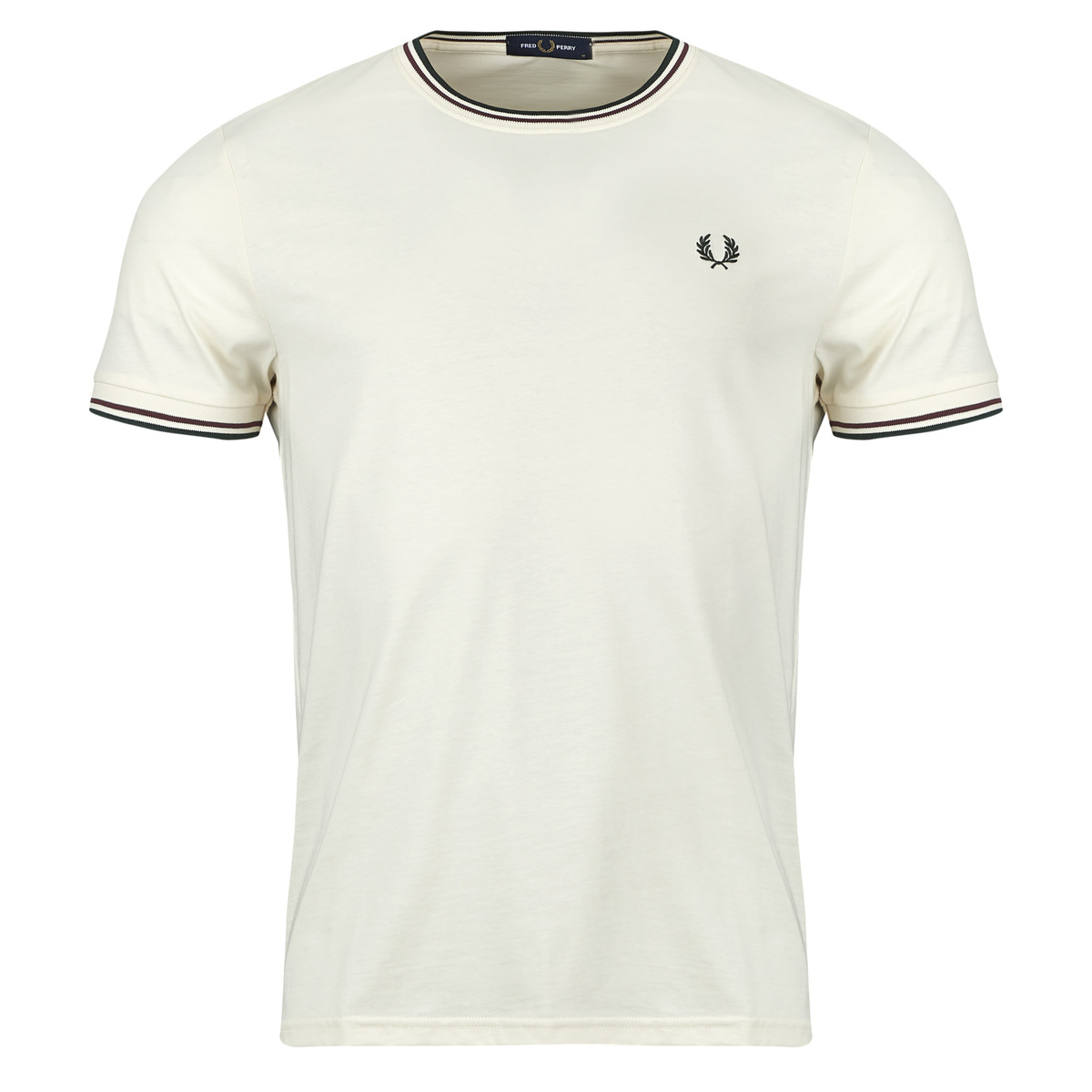 Fred Perry - TWIN TIPPED T-SHIRT - Beige