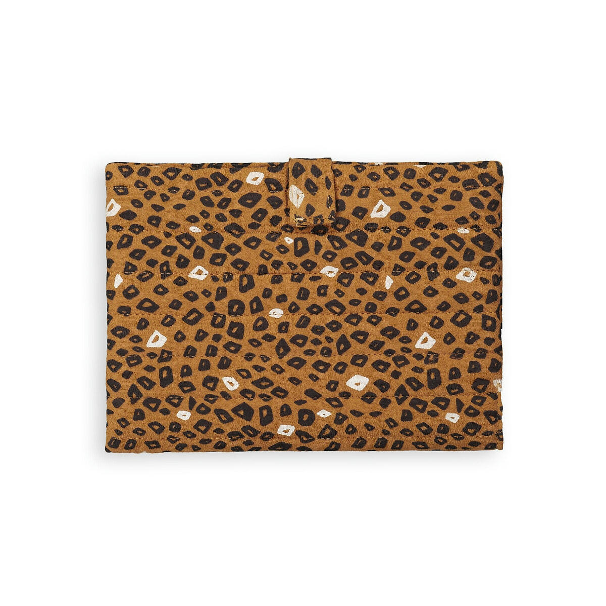 Protège-carnet de santé gaze de coton Wild léopard