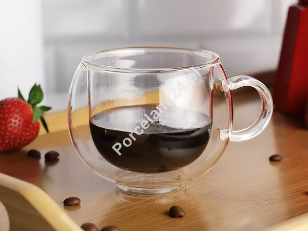 Szklanka termiczna z podwójną ścianką 220 ml Vialli Design - Amo 1K.AMO.0276