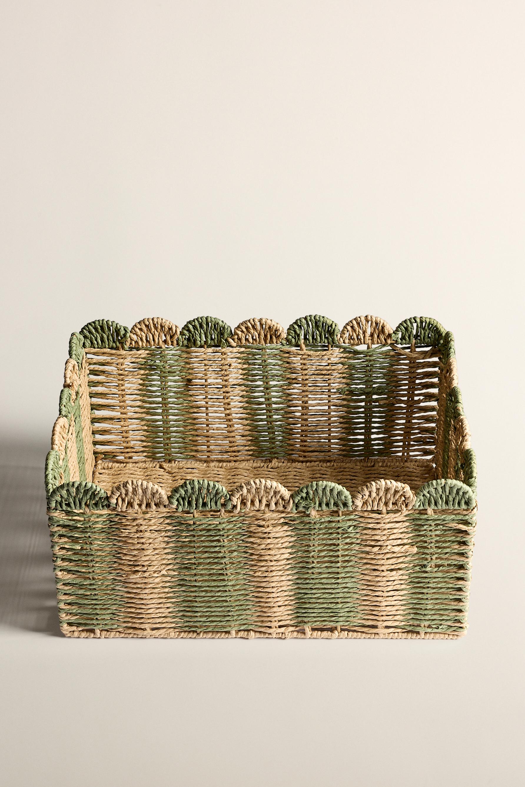 Cesta grande ondas rayas